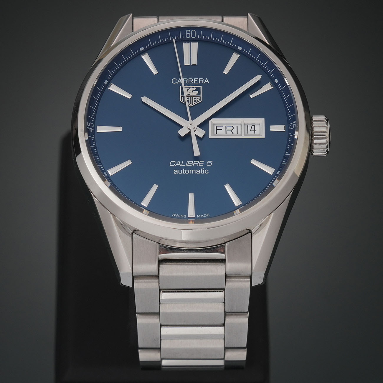 TAG HEUER(USED)태그호이어 까레라 데이데이트 스틸 오토 청판